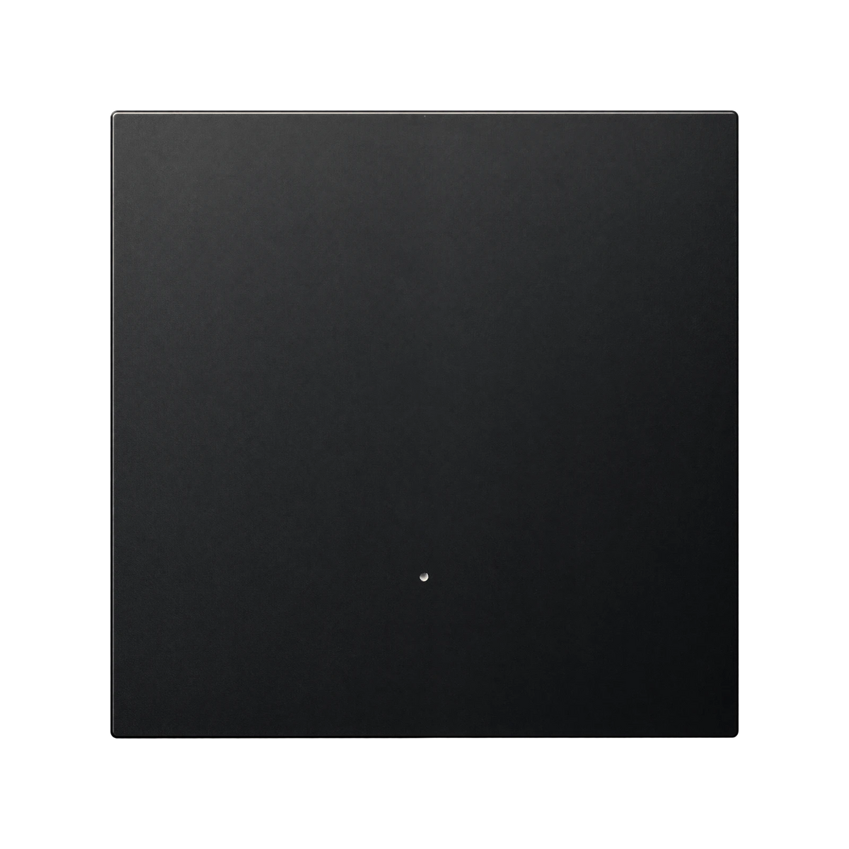 Smart light switch 1-gang in black aluminium